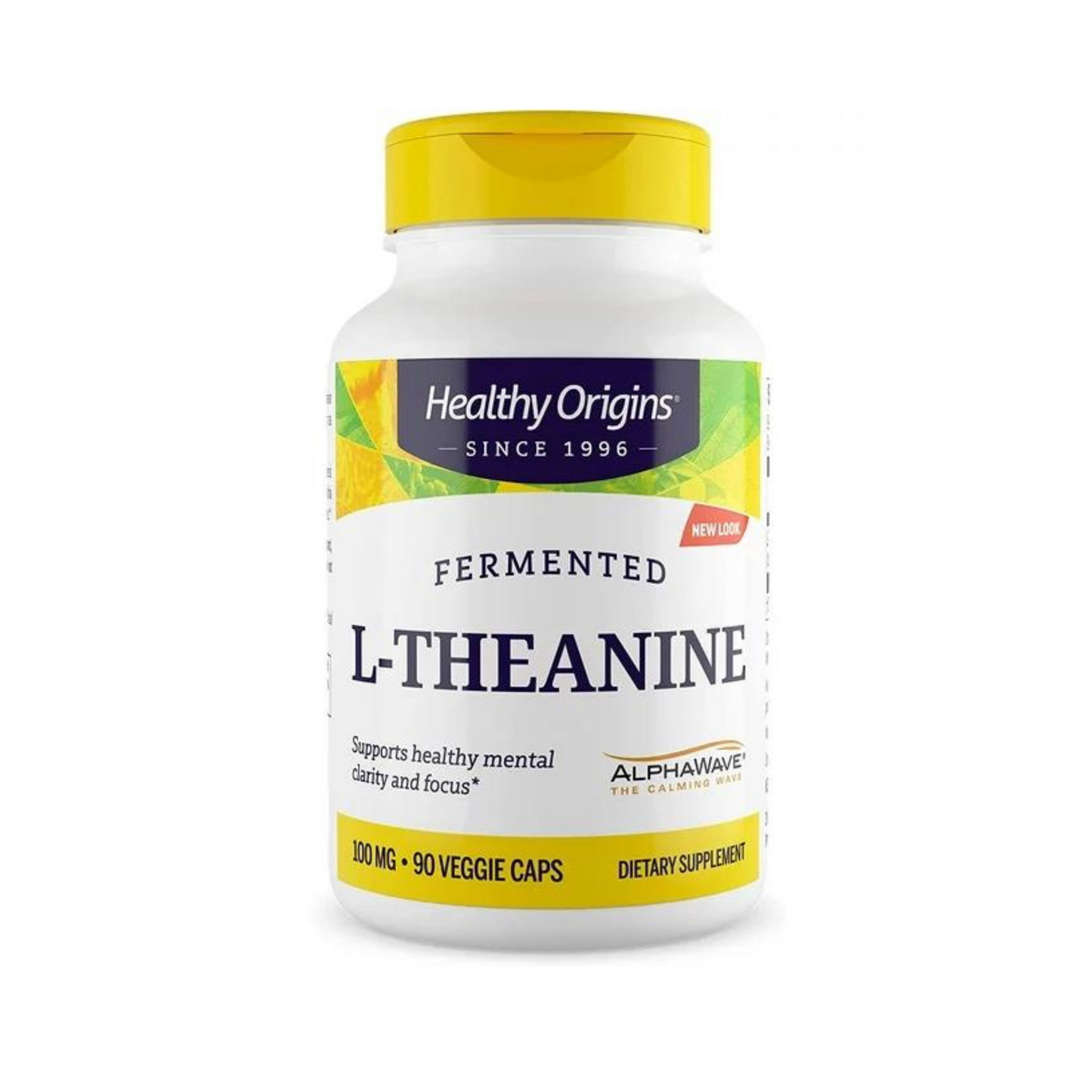 Healthy Origins L-Theanine 100 mg (AlphaWave®) 90 Vcaps