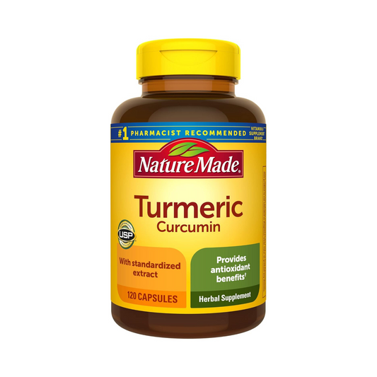 Nature Made, Curcumina de Açafrão, 500 mg, 120 Cápsulas