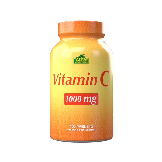 Suplemento Alfa Vitamins Vitamina C 1000 mg, 100 comprimidos