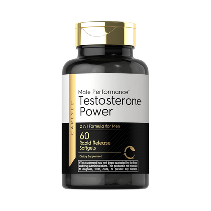 Carlyle Suplemento de Testosterona para Homens, 60 Softgels