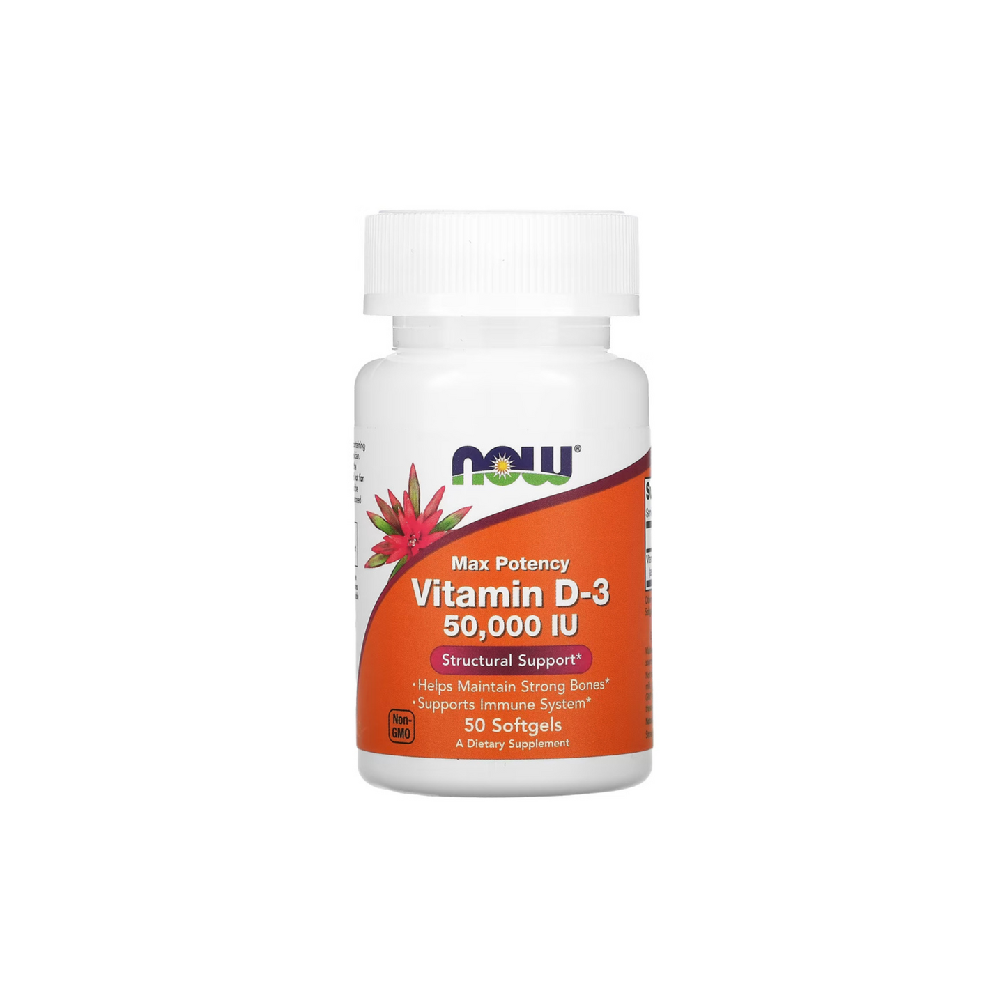 Now Foods Vitamina D3 50000 IU 50 Softgels