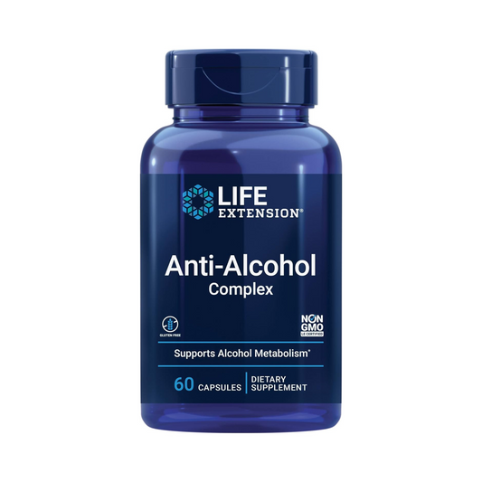 Life Extension, Complexo Antiálcool, 60 Cápsulas