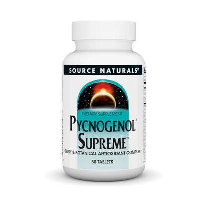 Source Naturals Pycnogenol Supreme, Complexo Antioxidante de Frutas Vermelhas e Botânico, 30 Comprimidos