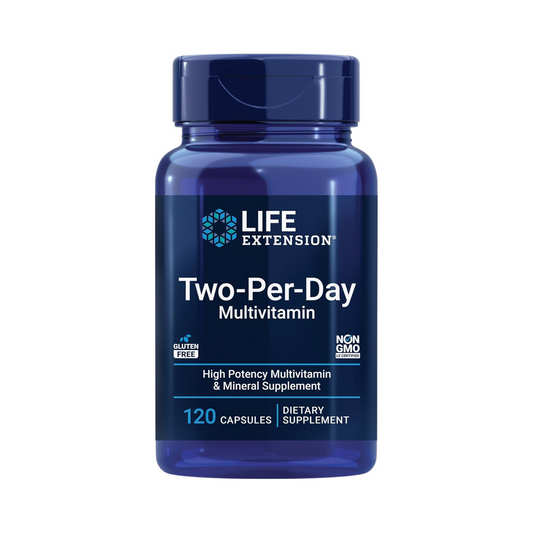 Life Extension Dois-Por-Dia Multivitamínico, 120 Cápsulas