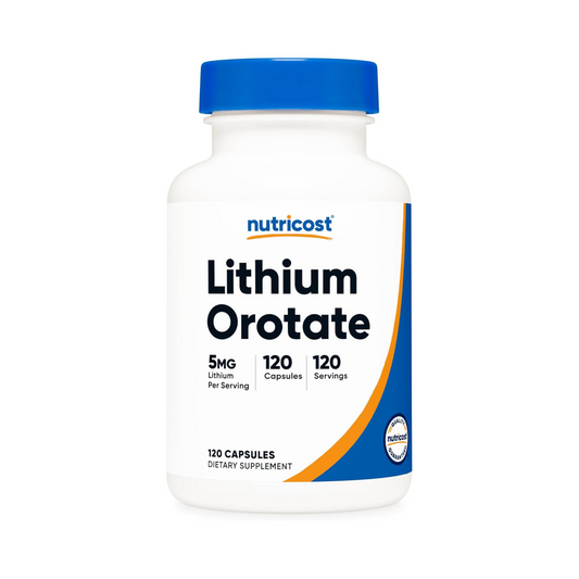 Nutricost Lithium Orotate 5mg, 120 Cápsulas