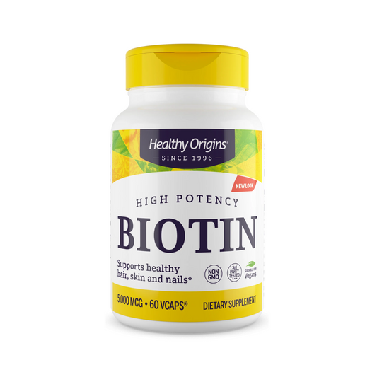 Healthy Origins, Biotin, 5,000 mcg, 150 Vcaps