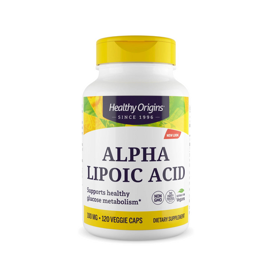 Healthy Origins Ácido Alfa Lipóico 100 mg, 120 Cápsulas
