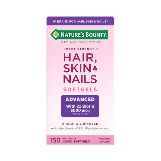 Nature's Bounty Hair, Skin & Nails Avançado, 150 Softgels