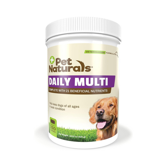 Pet Naturals Multivitamínico Diário para Cães, 150 Mastigáveis Sabor Vegetal