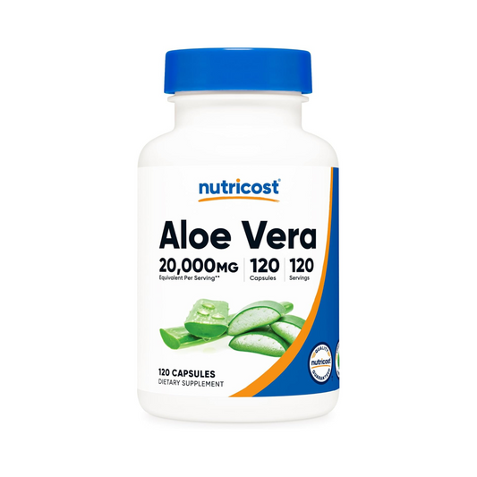 Nutricost Aloe Vera, 20000 MG, 120 Cápsulas