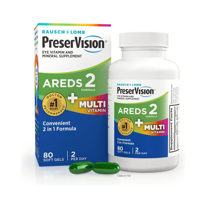 PreserVision AREDS 2 + Multivitamínico, 80 Softgels