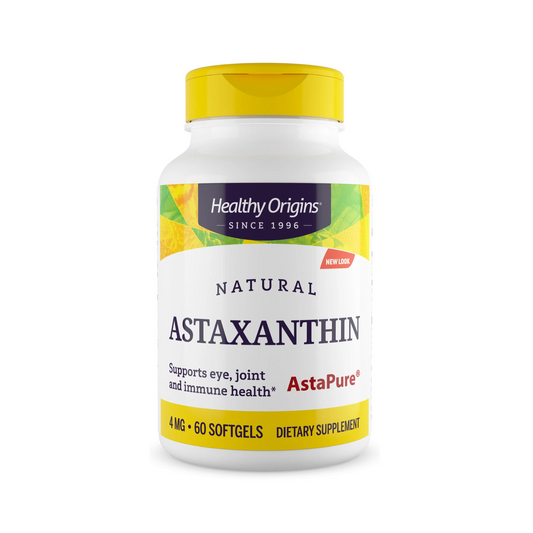 Healthy Origins, Astaxanthin, 4 mg (AstaPure®), 60 Gels