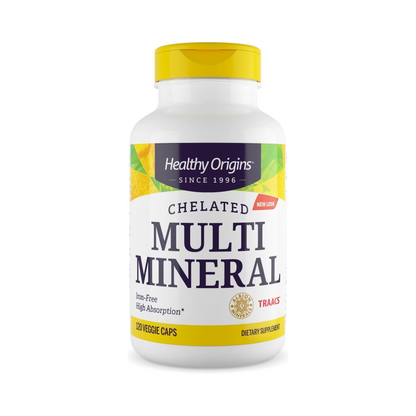 Healthy Origins Multi Mineral Quelado, 120 Cápsulas Vegetais