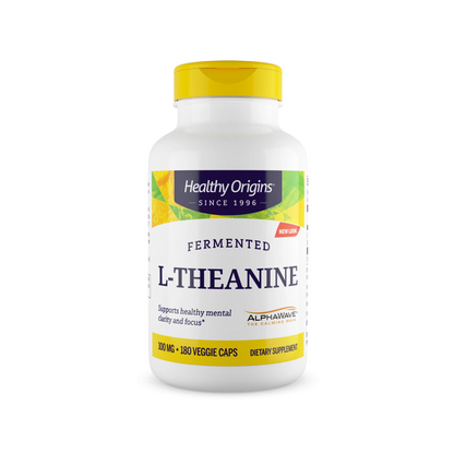 Healthy Origins L-Theanine 100 mg (AlphaWave®) 180 Vcaps