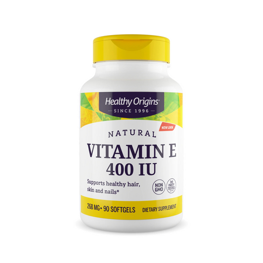 Healthy Origins Vitamina E 400 IU (Natural) Tocoferóis Mistos