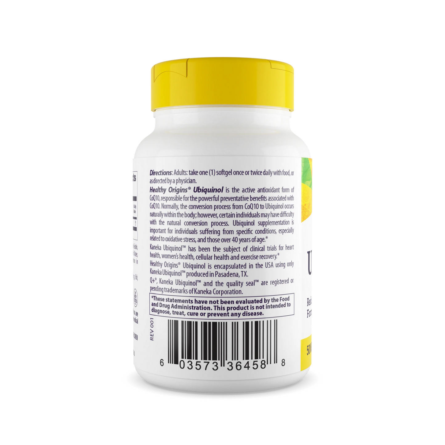 Healthy Origins Ubiquinol 50 mg (Forma Ativa de CoQ10), 150 Cápsulas em Gel