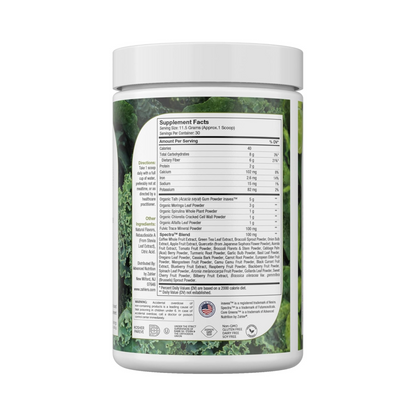 Zahler, Core Greens, Superalimento com Spirulina, Clorofila e Mais, Kosher