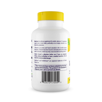 Healthy Origins L-Theanine 100 mg (AlphaWave®) 180 Vcaps