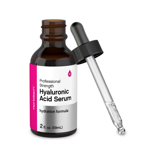 Horbäach Sérum de Ácido Hialurônico Facial, 60 ml, Hidratante Sem Parabenos e SLS