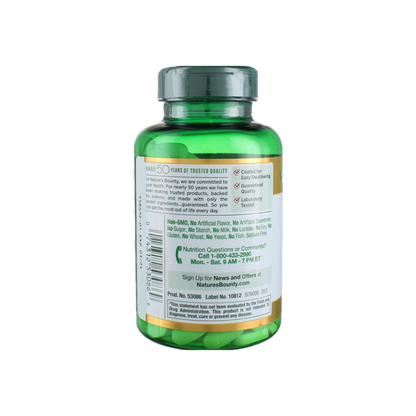 Nature's Bounty, Magnésio, 500 mg, 200 Comprimidos Revestidos