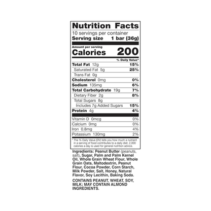 Nature Valley Barras Wafer Crocantes com Pasta de Amendoim e Chocolate 10 Unidades 369 g