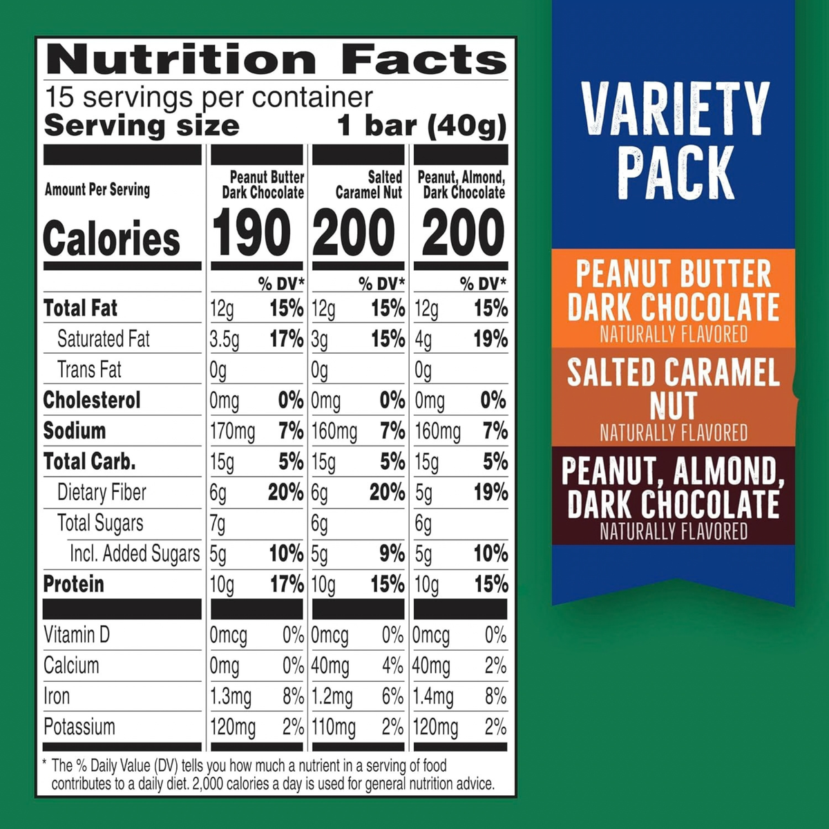 Nature Valley Barras de Proteína com Chocolate Amargo e Caramelo 5 Unidades