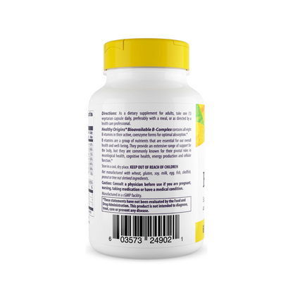 Healthy Origins, Complexo B, 120 Vcaps
