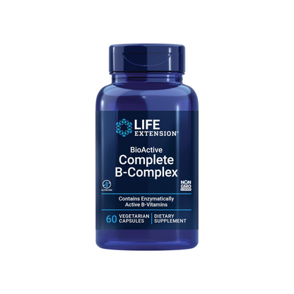 Combo Life Extension Complexo B + Healthy Origins Vitamina D3 + Carlyle Vitamina K2 MK7 100mcg + Magnésio Bisglicinato + NOW Foods Ômega-3