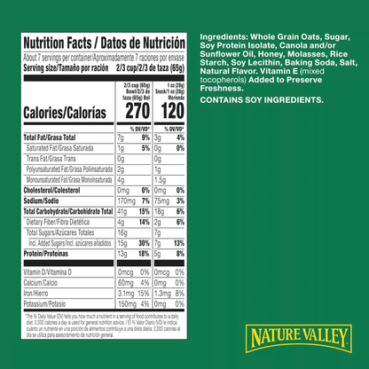 Nature Valley Granola Proteica com Amêndoas e Chocolate Amargo 680 g