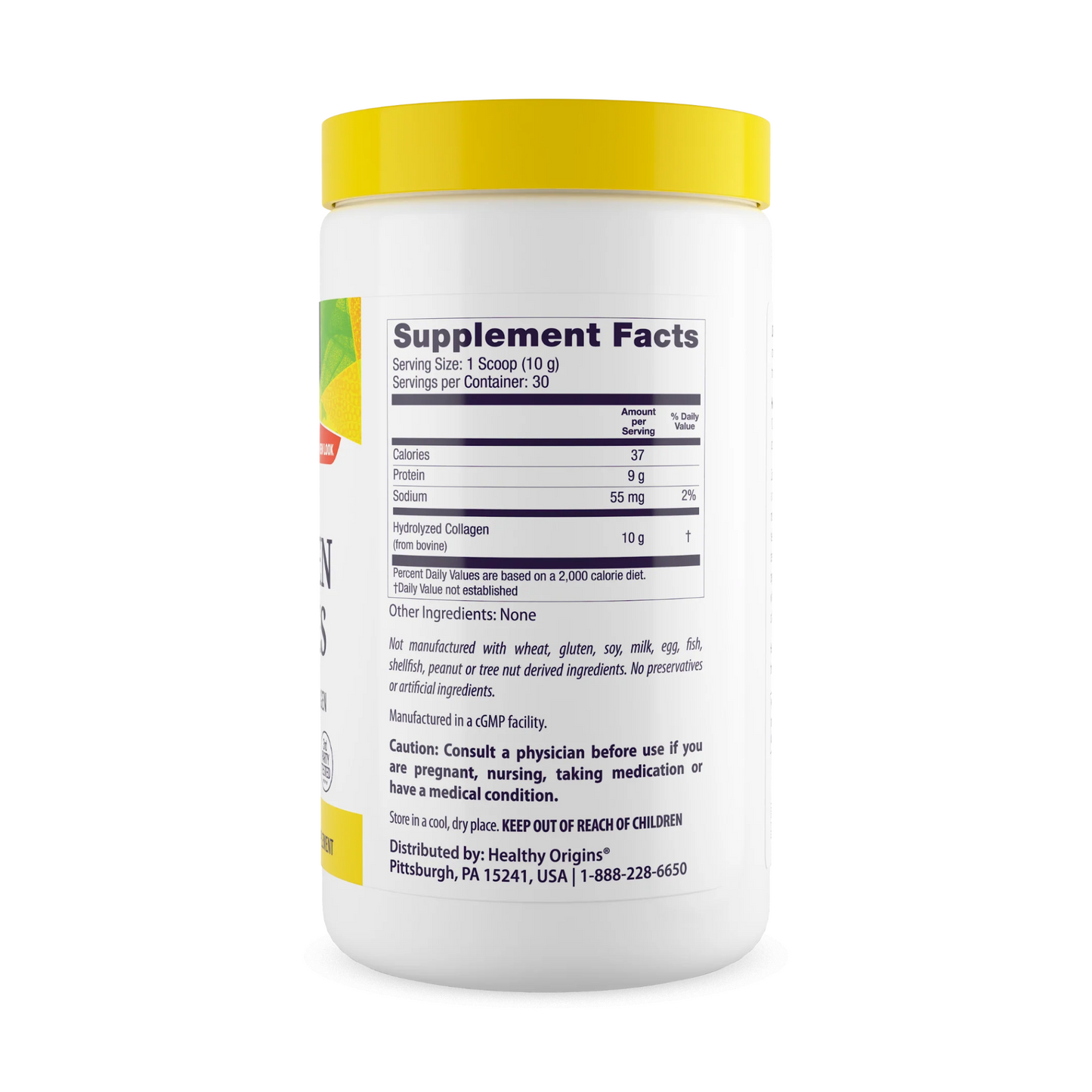 Healthy Origins, Collagen Peptides, Hyrdolyzed Type I & III 10.6 oz