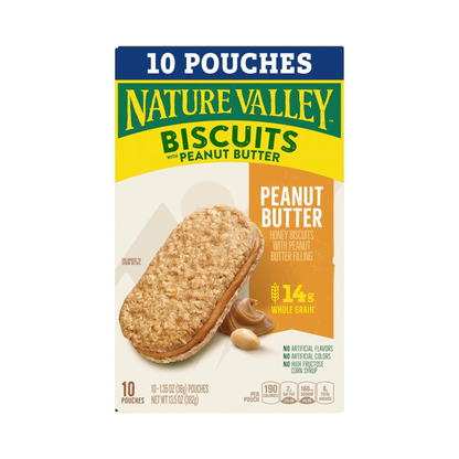 Nature Valley Biscoitos de Aveia com Recheio de Pasta de Amendoim 10 Unidades