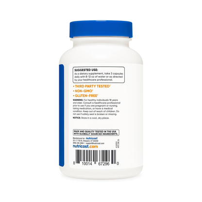 Combo 2 Nutricost Magnesium Malate 2.100 mg, 180 Cápsulas