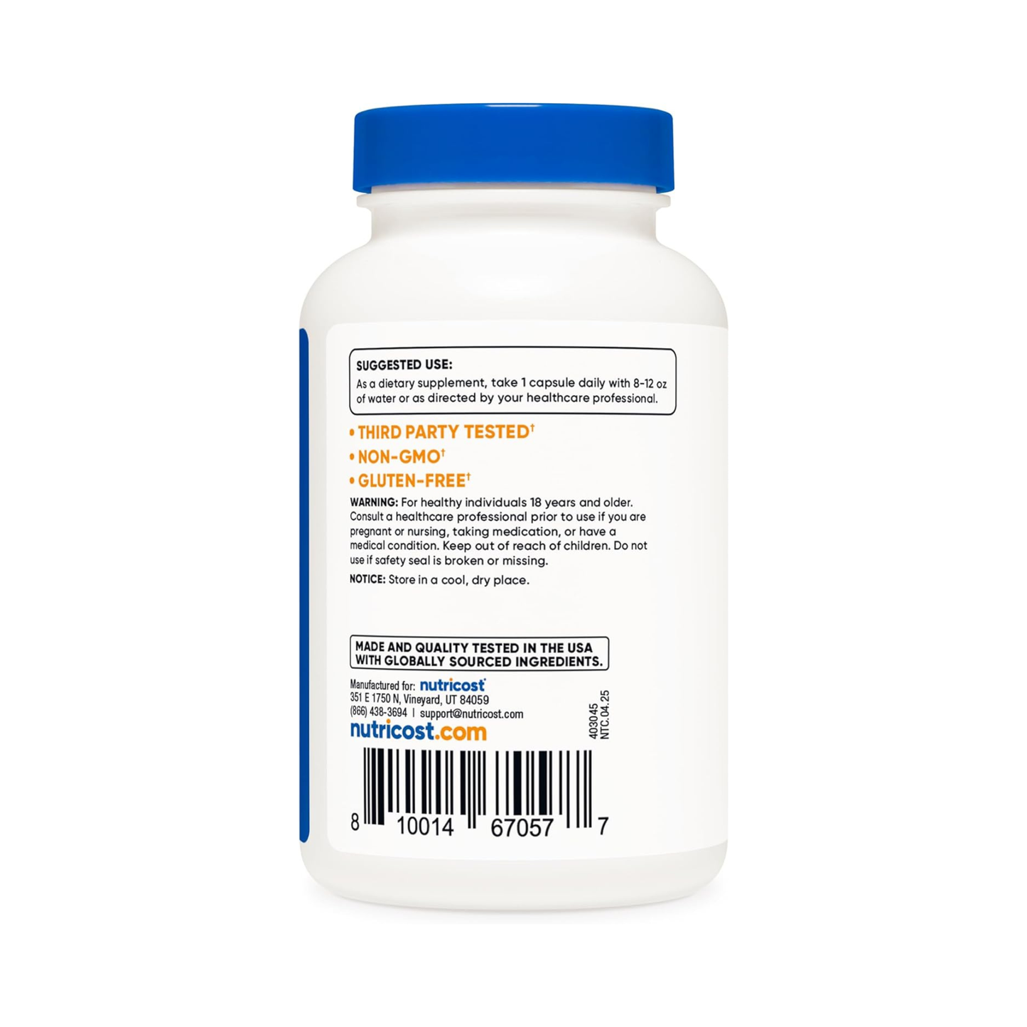 Nutricost White Kidney Bean Extract, Extrato de Feijão Branco, 120 Cápsulas Vegetarianas