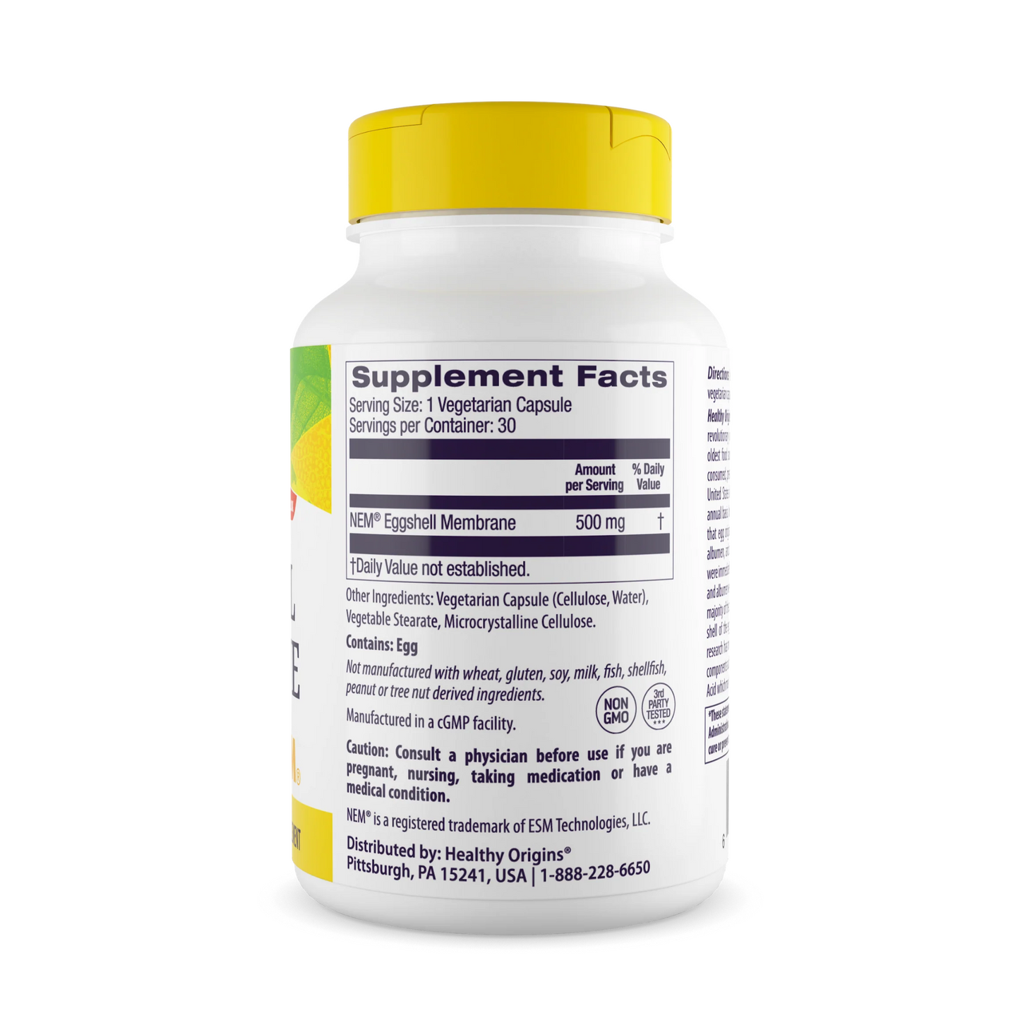 Healthy Origins, Eggshell Membrane, 500 mg (NEM®), 30 Vcaps