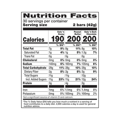 Nature Valley Barras de Granola Crocantes Sortidas 60 Unidades