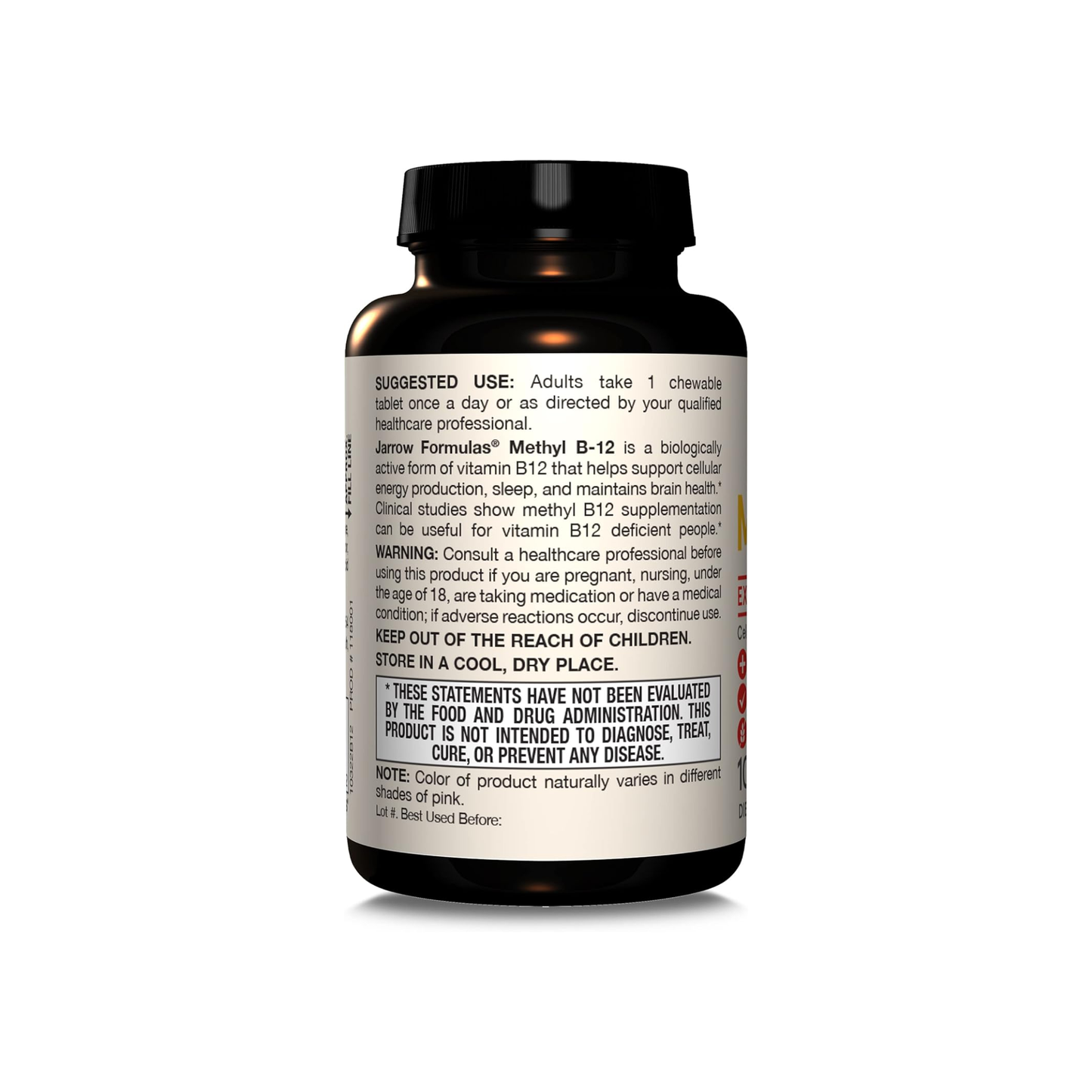Combo 2 Jarrow Formulas, Methyl B-12, Limão, 1000 mcg, 100 Pastilhas Mastigáveis