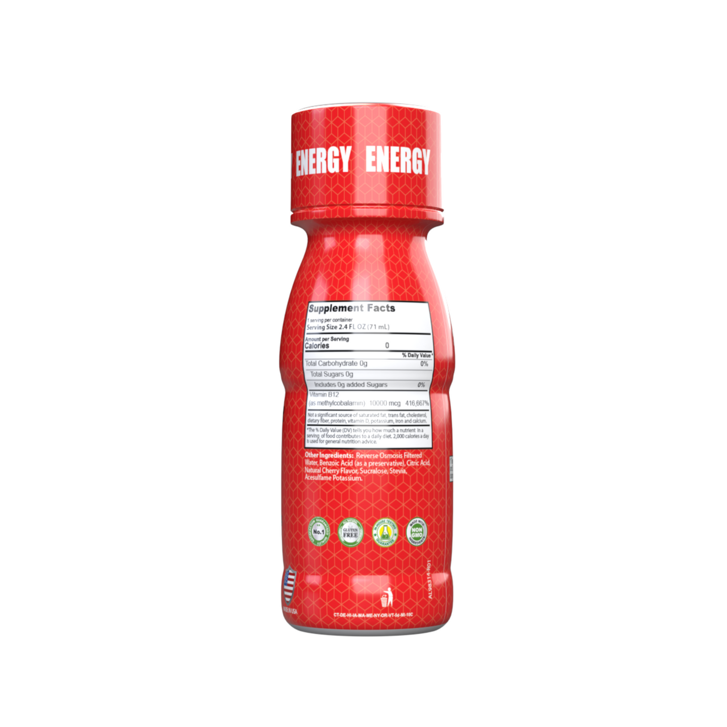 Suplemento Alfa Vitamins Vitamina B12 Shot, 10000 mcg