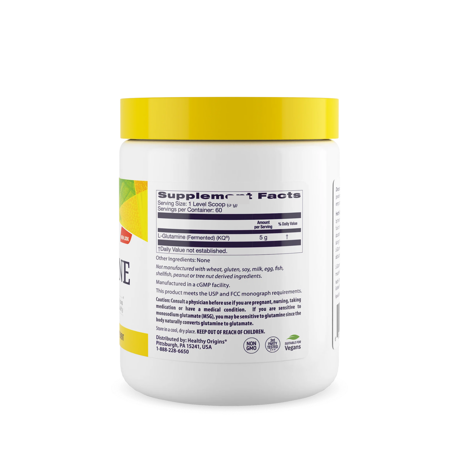 Healthy Origins, L-Glutamine, (American-Made), 10.6 oz