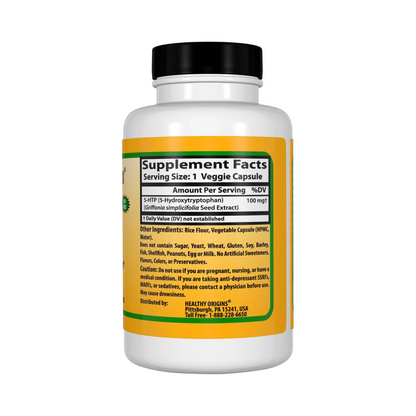 Healthy Origins, 5-HTP, 100 mg, 120 Vcaps