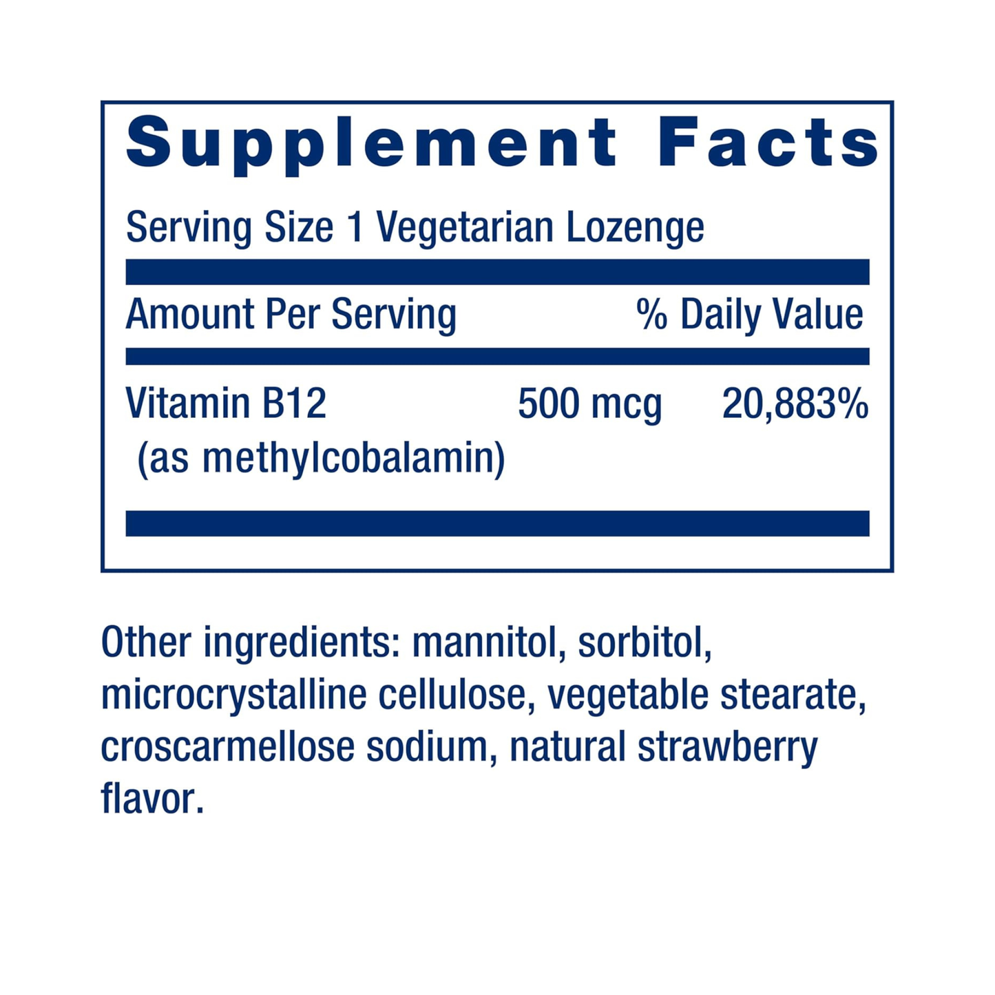 Combo Life Extension B12 Metilcobalamina 500 mcg (100 Pastilhas) + Healthy Origins Vitamina D3 10.000 UI (360 Softgels)