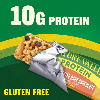 Nature Valley Barras de Proteína com Chocolate Amargo e Caramelo 5 Unidades