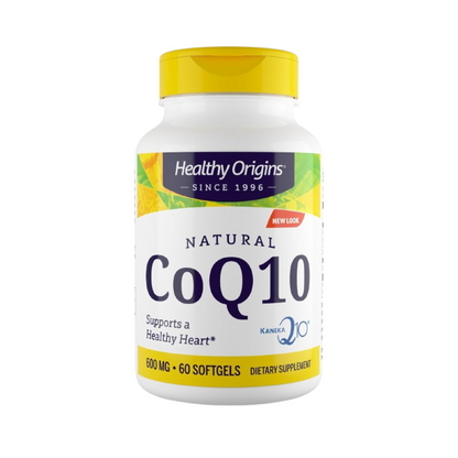 Combo Healthy Origins CoQ10 100mg (Kaneka Q10), 60 Softgels + Vitamina D3 1000UI, 240 Softgels