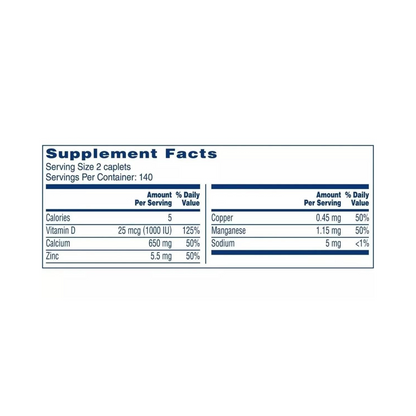 Citracal Maximum Plus - 650mg Citrato de Cálcio, 1000 UI Vitamina D3 - 120 Cápsulas