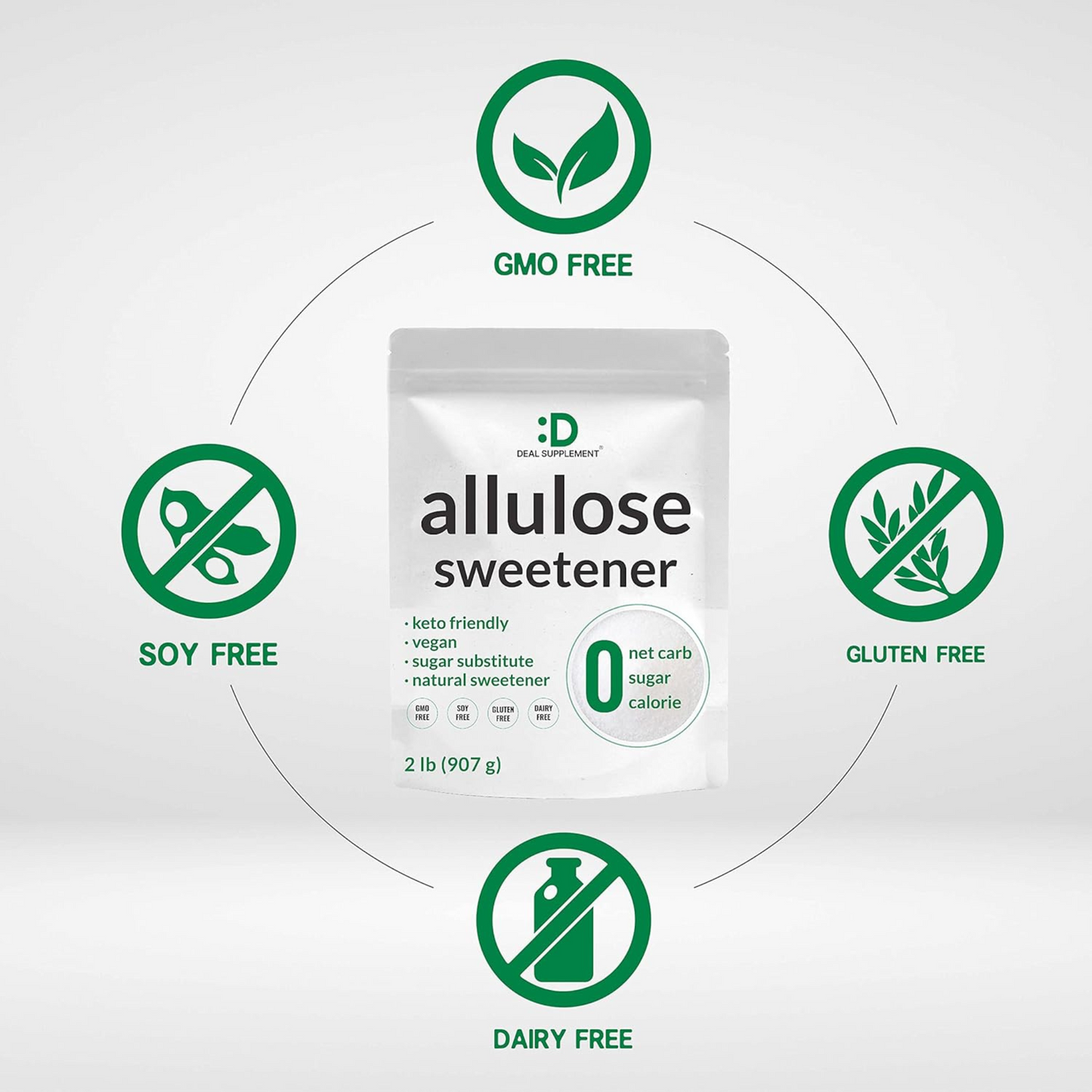 Deal Supplement Adoçante de Alulose, 900 g