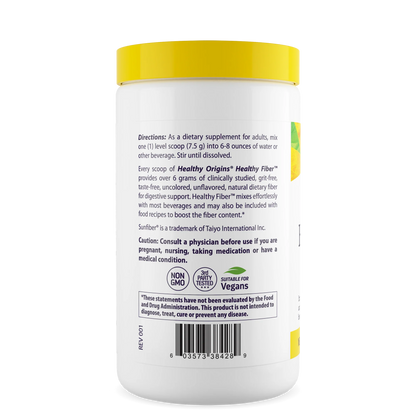 Healthy Origins Healthy Fiber - Clear Mixing (Sunfiber), 7.9oz