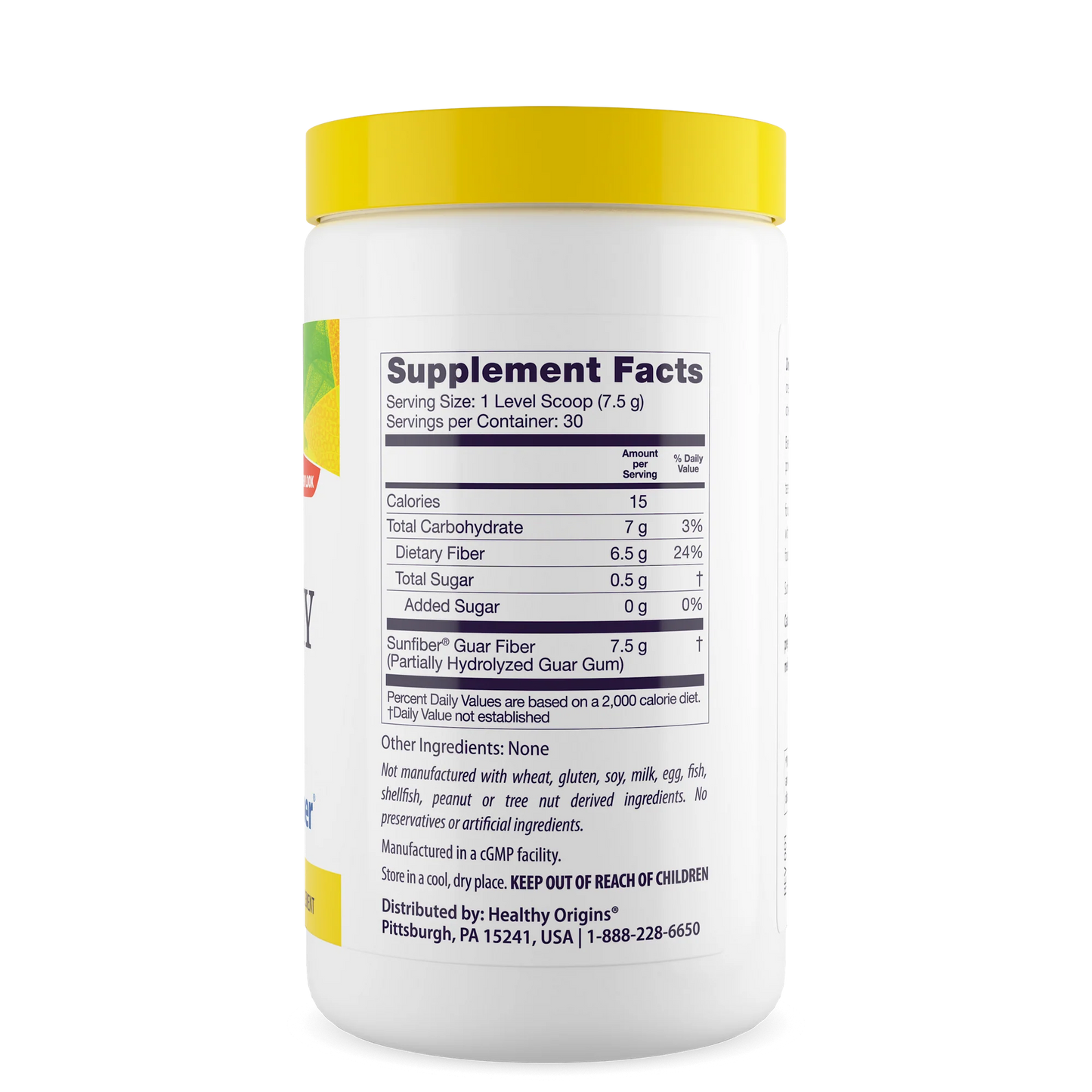 Healthy Origins Healthy Fiber - Clear Mixing (Sunfiber), 7.9oz