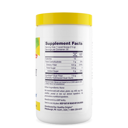 Healthy Origins Healthy Fiber - Clear Mixing (Sunfiber), 7.9oz