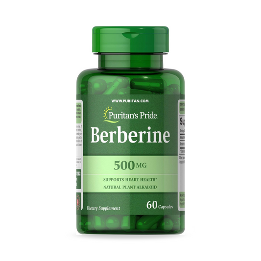 Puritan's Pride Berberina 500mg, 60 Cápsulas