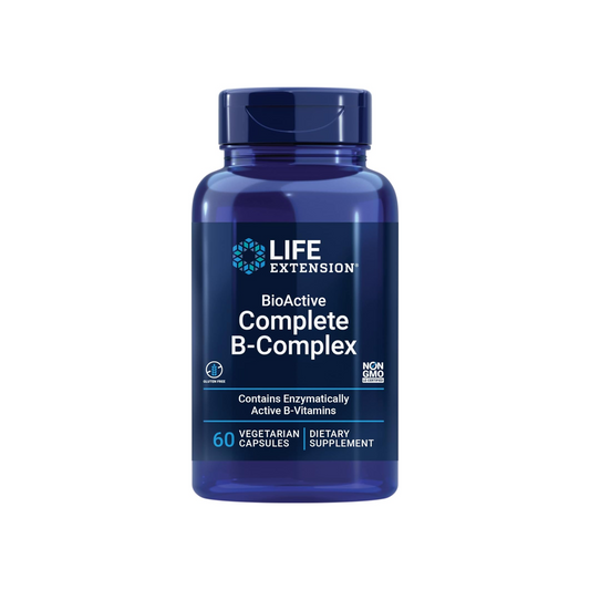 Life Extension, Complexo B BioAtivo, 60 Cápsulas Vegetarianas