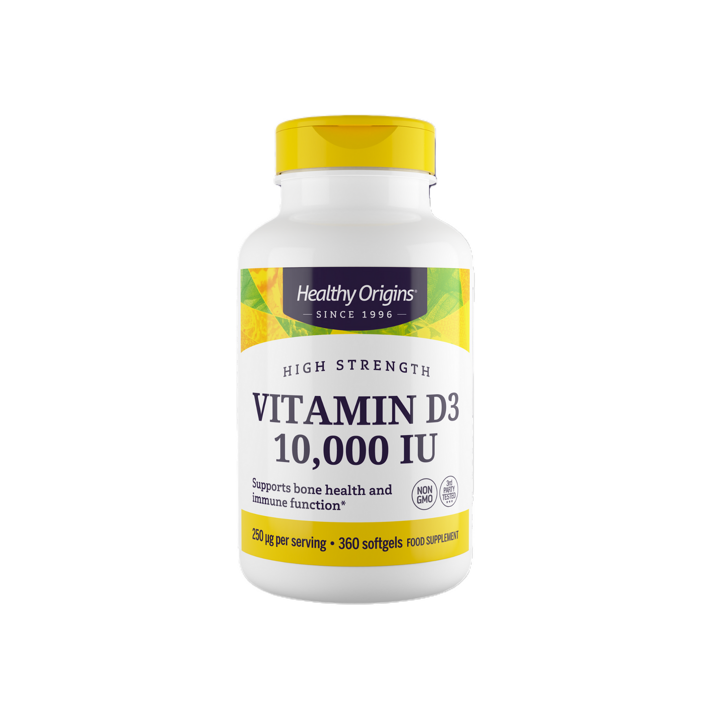 Combo 2 Healthy Origins Vitamina D3 10000 IU 360 Softgels